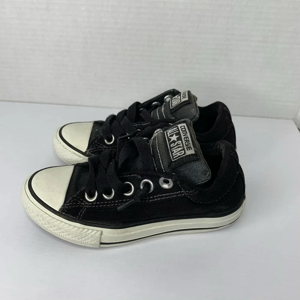 Converse Junior Chuck Taylor All Star 647735F Black Sneakers Size 11